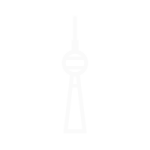 Der Berliner Fernsehturm als Symbol für das Office in Berlin.